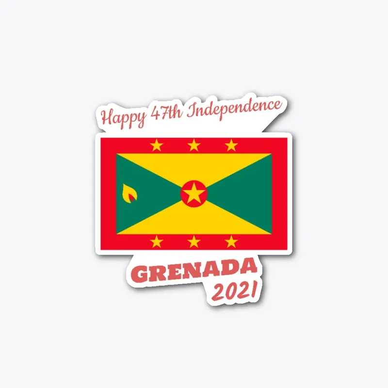 Happy 47th Independence - Flag Grenada